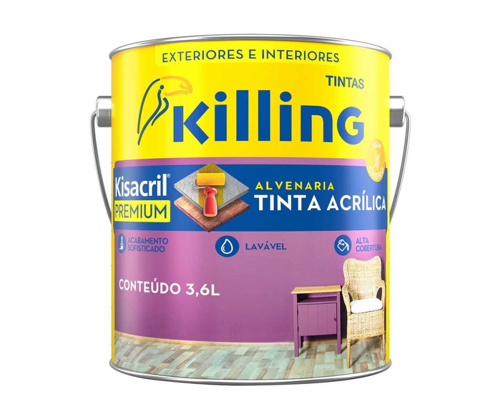 Kisacril Tinta Acrílica Premium